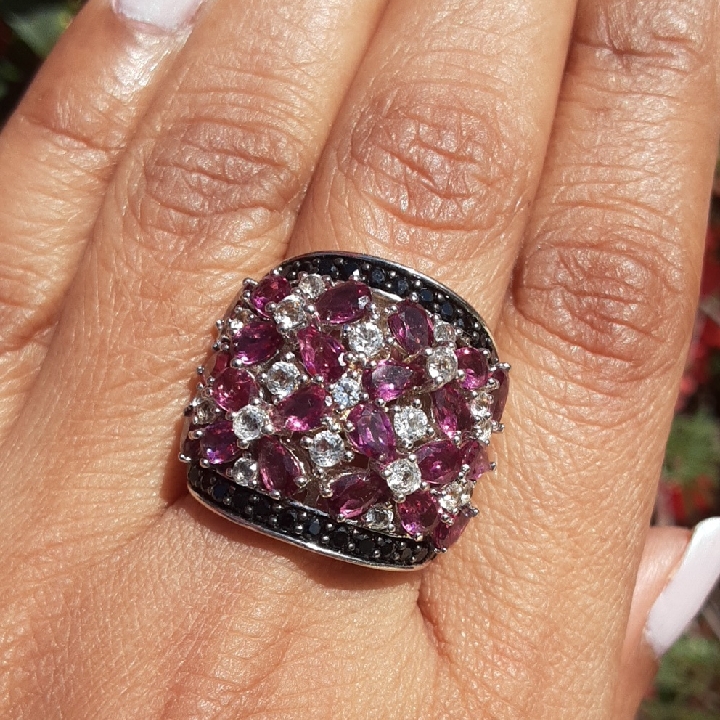925 Multi Gemstone Ring.